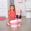 The First Years Disney Minnie Mouse Potty Training Toilet and Toddler Toilet Seat - Toilet Training Potty with Fun Flushing and Cheering Sounds,Pink