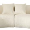 Modern Luxury Oversized Curved Sofa Couch,Beautiful and Comfy Boucle Fabric Lounge Cloud Sofa& Couch with 4 Pillows for Apartment,House Living Room Furniture