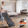 2.5HP Walking Pad with Incline, Compact Treadmill for Home/Office, Portable Under Desk Treadmills 300lbs for Jogging/Running, with LED Display/APP&Remote Control/Handy Lube Hole, Assembly Free