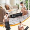WALKINGPAD C2 Folding Walking Pad, Under Desk Treadmill for Home/Office, Portable Walking Treadmill Ultra Slim Walking Jogging Machine Remote Control LED Display
