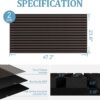 2PCS Wood Wall Panels, 3D Fluted Sound Absorbing Slat Wall Paneling in Walnut, Wood Finish Sound Proof for Wall and Ceiling 47.2" x23.6"/ Sheet
