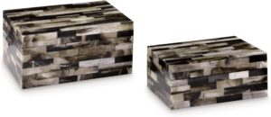 Signature Design by Ashley Ellford Mosaic Pattern Box Set, Set of 2, Multicolor