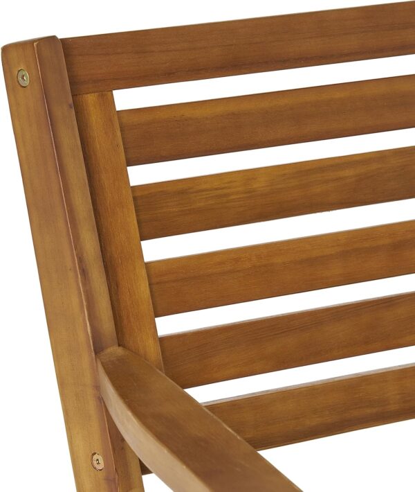 Christopher Knight Home Hermosa Acacia Wood Dining Set, 5-Pcs Set, Teak Finish
