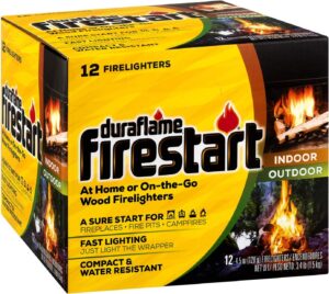 duraflame Firestart Indoor/Outdoor Firelighters, 12 pack , Yellow