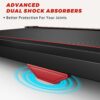 2 in 1 Treadmill, Walking Pad, 2.5HP Folding Treadmill with Remote Control LED Display, Portable Treadmill for Home/Office with 265lbs Weight Capacity