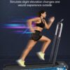 10% Incline Walking Pad Treadmills, Under Desk Treadmill 265/340+lb Capacity for Home Small Space, Portable Foldable Adjustable Incline Treadmill, Easy to Move and Upright Store, Mute Beep, Quieter