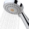 High Pressure Handheld Shower Head with Powerful Shower Spray against Low Pressure Water Supply Pipeline, Multi-functions, w/ 79'' Hose, Bracket, Chrome Finish