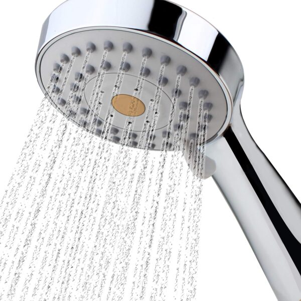 High Pressure Handheld Shower Head with Powerful Shower Spray against Low Pressure Water Supply Pipeline, Multi-functions, w/ 79'' Hose, Bracket, Chrome Finish