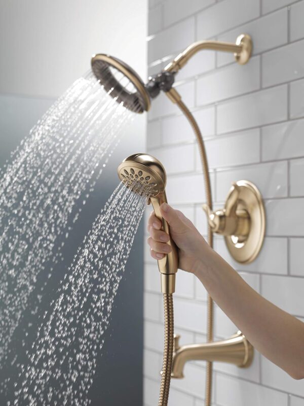Delta T17494-CZ-I Linden 17 Series Tub & Shower, Without Rough, Champagne Bronze