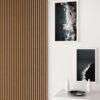 Luxdecor Acoustic Wood Slat Wall Panels for Wall 2pack Wood Slat Panels for Wall 47.2”x23.6” Wooden Acoustic Venner Panels 3D, Fluted Wall Slat Panels 0.82”in