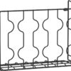 Simple Houseware Wall Door Mount Kitchen Wrap Organizer Rack, Black