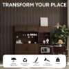 WPC Slat Wall Panels, 3-Pack 6.2 x 4 in Decorative Acoustic Slats 3D Wall Panels, Water-Proof and Easy Installation, Samples Pack