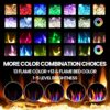 Smart 36" WiFi-Enabled Electric Fireplace Heater, Recessed in-Wall and Wall-Mounted Linear Fireplace,Compatible with Alexa,13 Adjustable Flame Color and 5 Brightness,1500/750 Watt Heater,Black