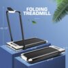 ANCHEER Under Desk Treadmill with Incline, 3 in 1 Walking Pad Treadmill with Remote Control, 2.5HP Folding Treadmill for Home, 300lbs Weight Capacity Quiet Jogging Running Electric Machine