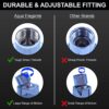 Aqua Elegante 3 Inch High Pressure Shower Head - Best Pressure Boosting, Wall Mount, Bathroom Showerhead For Low Flow Showers, 2.5 GPM - Chrome
