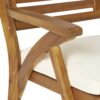 Christopher Knight Home Hermosa Acacia Wood Dining Set, 5-Pcs Set, Teak Finish