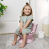 Summer Infant by Ingenuity My Size Potty Pro in Pink, Toddler Potty Training Toilet, Lifelike Flushing Sound, for Ages 18 Months+, Up to 50 Pounds