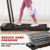 2 in 1 Treadmill, Walking Pad, 2.5HP Folding Treadmill with Remote Control LED Display, Portable Treadmill for Home/Office with 265lbs Weight Capacity