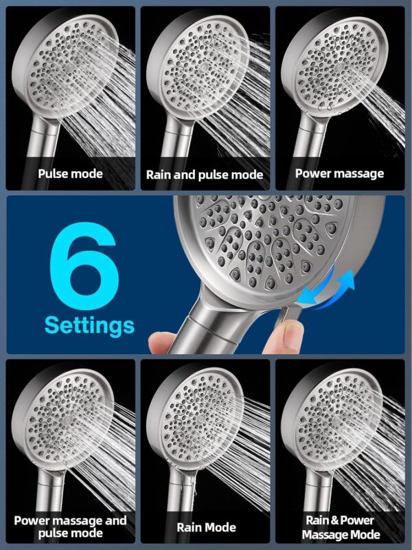 81wVBdLz-L._AC_SL1500_.jpg Cobbe Handheld Filtered Shower Head - Filters >99% Chlorine - Advanced 2.0 Carbon System - Water Softening Beads for Hard Water - Relieves Dry, Itchy Skin - Brushed Nickel