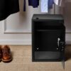 Amazon Basics Small Safe For Home, Steel Security, Electronic, Programmable Keypad Lock Box, 1.8 Cubic Feet, Black