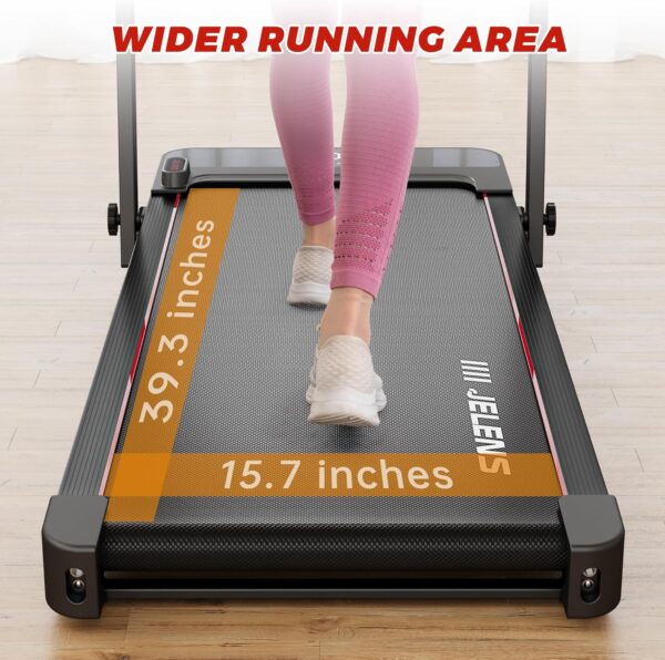 2 in 1 Treadmill, Walking Pad, 2.5HP Folding Treadmill with Remote Control LED Display, Portable Treadmill for Home/Office with 265lbs Weight Capacity