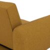 Novogratz Brittany 82 Inch Futon Sofa Bed, Upholstered Couch Sleeper with Tufted Back, Mid-Century Modern, Mustard