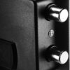 Amazon Basics Small Safe For Home, Steel Security, Electronic, Programmable Keypad Lock Box, 1.8 Cubic Feet, Black