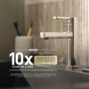 Moen T2472EPBL Genta LX Posi-Temp Pressure Balancing Eco-Performance Modern Shower Only Trim Valve Required, Matte Black