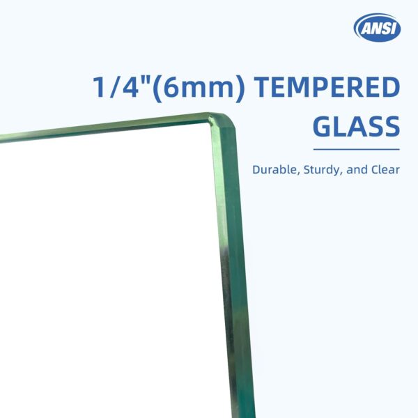 30-31.4" W x 72" H Frameless Pivot Shower Door, 1/4" (6mm) Clear SGCC Tempered Glass Shower Door, Pivot Swing Shower Glass Door in Chrome Finish, Reversible Installation