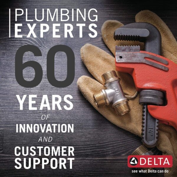 DELTA FAUCET T17430-SS Classic Tub & Shower, 5.00 x 7.50 x 5.00 inches, Stainless