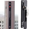 Single Sided Lock Catch Double Sided Hook Lock Modern Simple Stainless Steel Housing Zinc Alloy Accessories for Sliding Glass Doors Mobile Windows