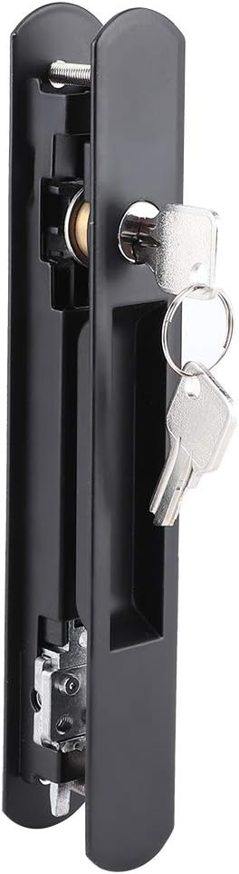 Single Sided Lock Catch Double Sided Hook Lock Modern Simple Stainless Steel Housing Zinc Alloy Accessories for Sliding Glass Doors Mobile Windows