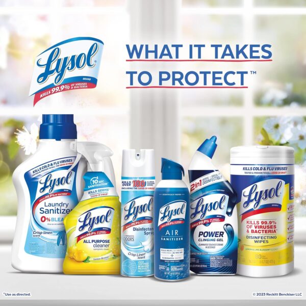 Lysol Automatic In-The-Bowl Toilet Cleaner, Cleans and Freshens Toilet Bowl, Lemon Breeze Scent (Pack of 2)
