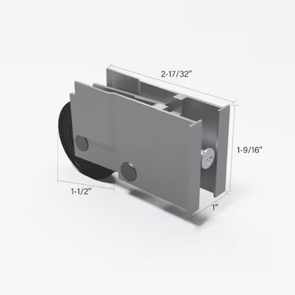 Roller for Sliding Glass Doors | Stainless Steel Patio Door Rollers | Smooth Rollers Easy Open Sliding Door Hardware Repair (DR-108-SP) (Pack of 2)