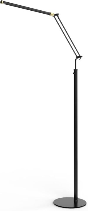 Cocoweb High Powered, dimmable, LED Floor Lamp - Fled-GPS (Black Brass)