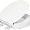 41T6uImiGsL._AC_SL1500_.jpg KOHLER 25876-0 Hyten Elevated Quiet-Close Round Toilet Seat, Contoured Seat with Grip-Tight Bumpers, Quick-Attach Hardware, White