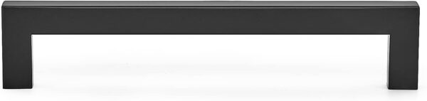 Ravinte 35 Pack 6-1/4 Inch Kitchen Square Cabinet Handles Matte Black Stainless Steel Drawer Pulls Hardware