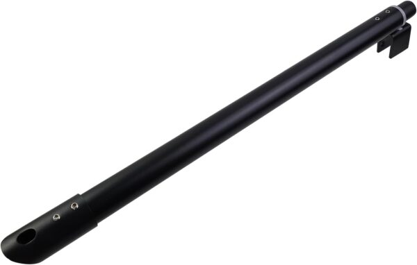 15.74" to 23.62" Shower Door Glass Support Bar,201 Stainless Steel Wall-to-Glass for Fixed Frameless Shower 8-12mm Glass Panel,Black