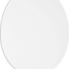41l43WNLSdL._AC_SL1500_.jpg KOHLER 25876-0 Hyten Elevated Quiet-Close Round Toilet Seat, Contoured Seat with Grip-Tight Bumpers, Quick-Attach Hardware, White