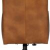 Hooker Furniture Leather Wright Executive Swivel Tilt Chair in Brown