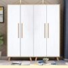 White Wood Wallpaper - White Wood Contact Paper - Peel and Stick Wallpaper Modern – Self-Adhesive Removable Wall Paper for Cabinets Countertop Furniture Kitchen Wall, Easy to Clean 17.7”×393” Vinyl