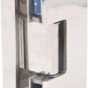 Set of 2 Frameless Glass Door Hinges, Stainless Steel, Polished, Modern Style, Suitable for 6-12mm Glass, 60-80cm Width, 90 Open/Close