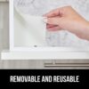 GORILLA GRIP DripGuard Drawer and Shelf Liner for Cabinet, 24x240 Inch, Slip Resistant Non Adhesive Protection for Kitchen, BPA Free Smooth Surface Plastic Liners for Cabinets, Bathroom Drawers Marble