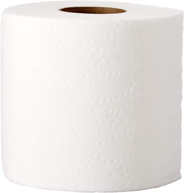 AmazonCommercial 2-Ply White Ultra Plus Individually Wrapped Toilet Paper/Bath Tissue (416975)|Bulk | Septic Safe | FSC Certified | 400 Sheets per Roll (80 Rolls)(4.1 x 3.5 Sheet)
