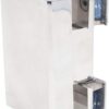 Set of 2 Frameless Glass Door Hinges, Stainless Steel, Polished, Modern Style, Suitable for 6-12mm Glass, 60-80cm Width, 90 Open/Close