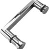 Luyckfrazy Shower Glass Door Handle - SUS304 Stainless Steel - Modern Entrance Glass Door Knob Push and Pull Bathroom Door Knobs - Towel Bar