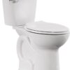 American Standard 215TA104.020 Cadet PRO Two-Piece, Extra Tall Height, 12-Inch Rough, Elongated Front, White, 1.28 GPF