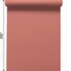 VaryPaper 15.7''x315'' Coral Pink Contact Paper Peel and Stick Modern Pink Wallpaper for Bedroom Bathroom Waterproof Removable Self Adhesive Wall Paper Decorative Contact Paper for Cabinets Desk