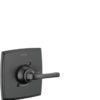 Delta Faucet Geist 14 Series Tub and Shower Trim Kit, Black Shower Faucet with Single-Spray Matte Black Shower Head, Shower Faucet Set Complete, Matte Black 144864-BL (Valve Included)