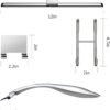 Shower Squeegee for Glass Door 12-Inch Stainless Steel Bathroom Squeegee Window Wiper, 100% Streak-Free, Includes Shower Door Hook and Adhesive Hook, for Window Mirror Tiles Car All-Purpose Squeegee